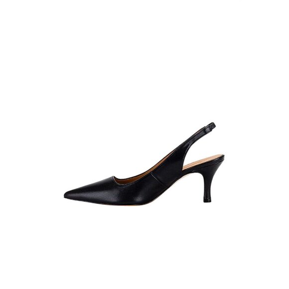 Flattered Franchesca Heel in Black Leather 36 with box Womens Pumps - Picture 7 of 17